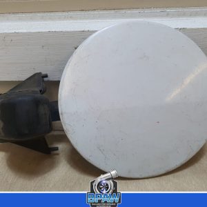 Holden VE sedan fuel flap white