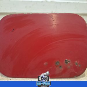 Holden HG wagon fuel flap red